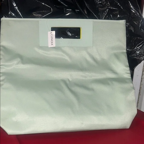 Clinique Light Green Tote Bag - Picture 4 of 7